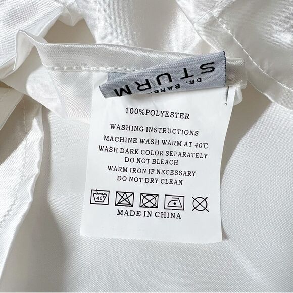 Dr. Barbara Strum Satin Two White Pillowcases Logo Sleep Mask SPF Drop Sample - Picture 8 of 9